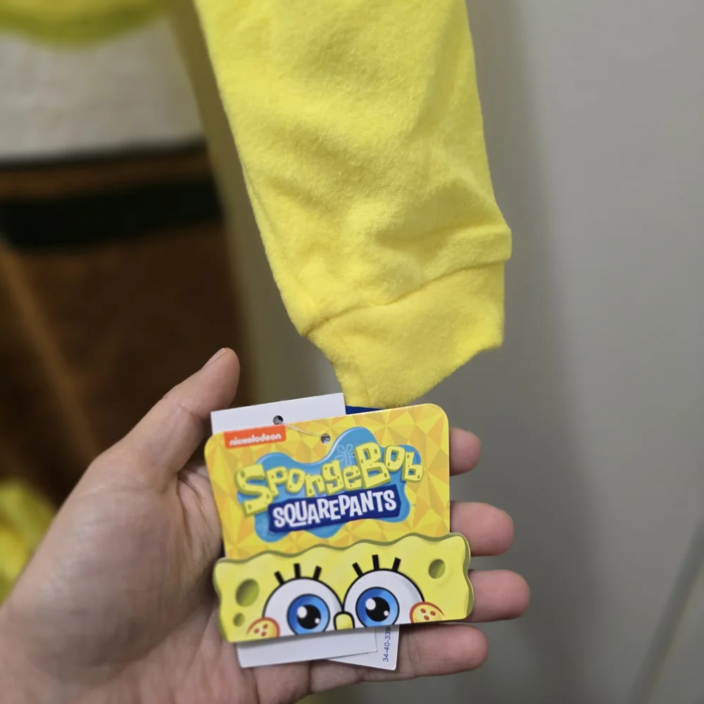 Nickelodeon Yellow and Brown SpongeBob Bodysuit